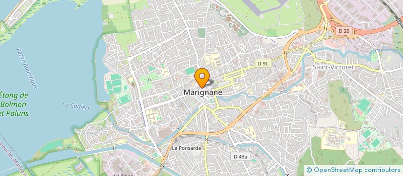 localisation de l'entreprise FRANCEUS LYSIANE & MARINO FORNASARI MJ à MARIGNANE