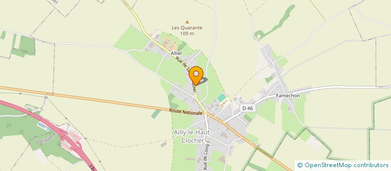 localisation de l'entreprise FRANCEXPORT à VILLERS-SOUS-AILLY