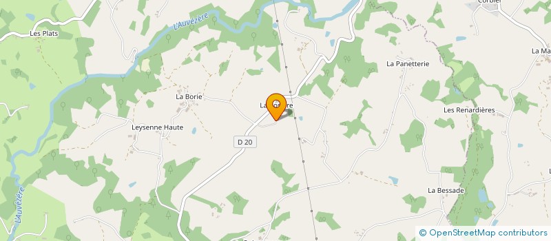 localisation de l'entreprise FRANCHAN  LUBERSAC