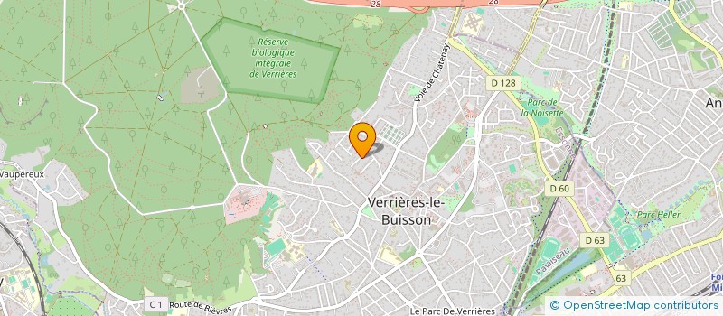 localisation de l'entreprise FRANCHARD à VERRIERES-LE-BUISSON