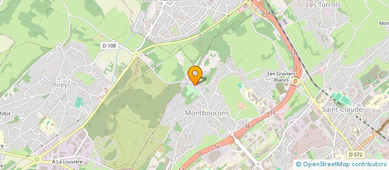 localisation de l'entreprise FRANCHE COMTE 2000 à BESANCON