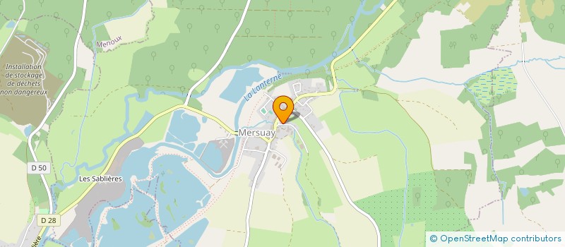 localisation de l'entreprise FRANCHE-COMTE BATIMENT  FAVERNEY