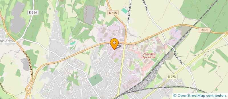 localisation de l'entreprise FRANCHE COMTE BATIMENT SARL à DOLE