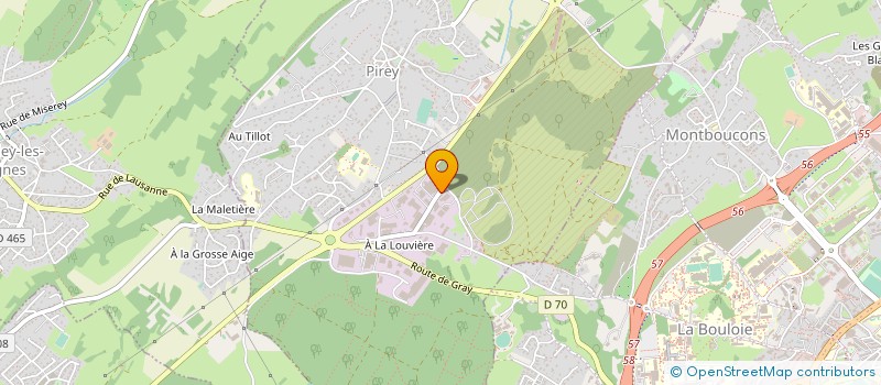 localisation de l'entreprise FRANCHE COMTE DECOUPAGE à PIREY