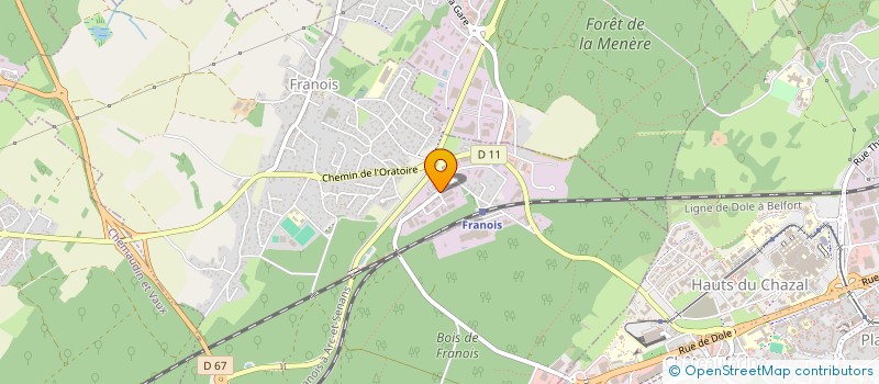 localisation de l'entreprise FRANCHE COMTE EROSION à FRANOIS