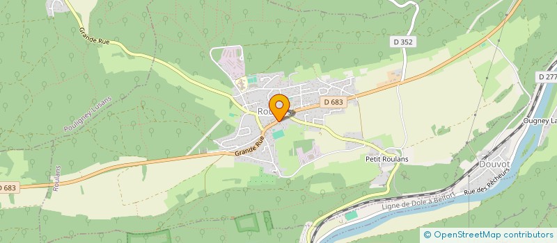 localisation de l'entreprise FRANCHE-COMTE MULTIMEDIA SERVICES  ROULANS