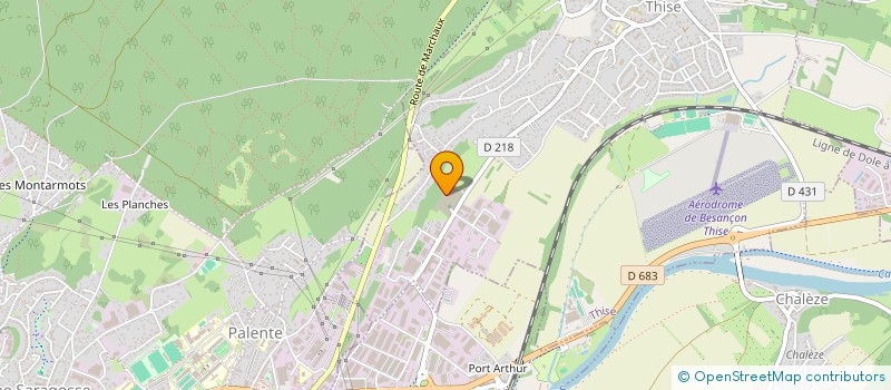 localisation de l'entreprise FRANCHE-COMTE PESAGE à THISE