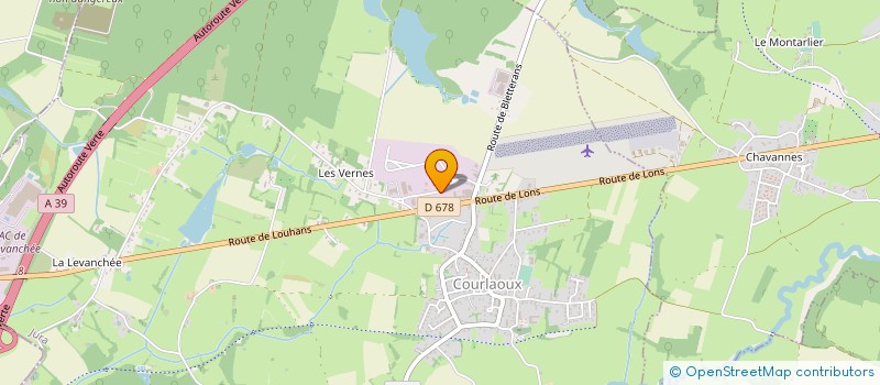 localisation de l'entreprise FRANCHE-COMTE POIDS LOURDS  COURLAOUX