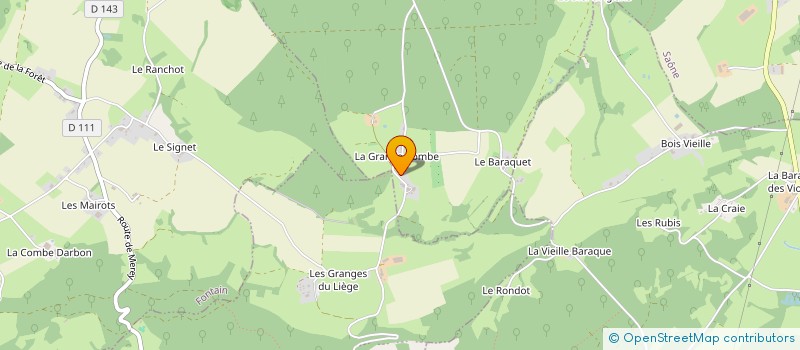 localisation de l'entreprise FRANCHE-COMTE PREVENTION  LA VEZE