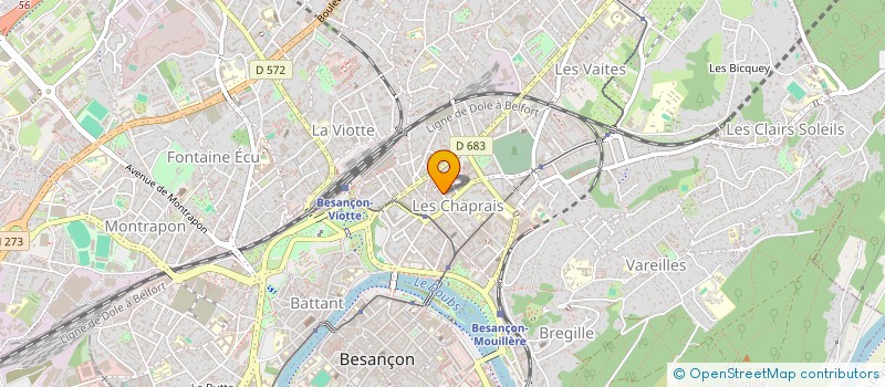 localisation de l'entreprise FRANCHE COMTE PRODUCTIQUE SERVICES à BESANCON