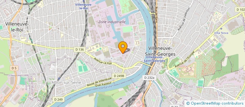 localisation de l'entreprise FRANCHE COMTE TRAVAUX PUBLICS à VILLENEUVE-LE-ROI