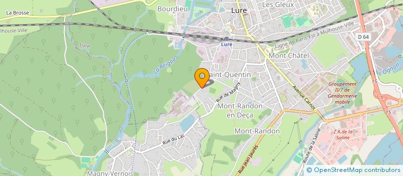 localisation de l'entreprise FRANCHE COMTE VOSGES BERG ALLE  LURE