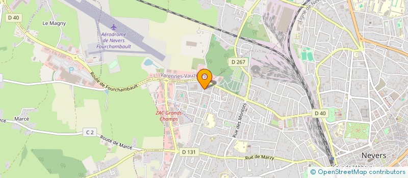 localisation de l'entreprise FRANCHET D ESPEREY  VARENNES-VAUZELLES