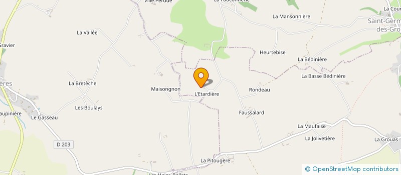 localisation de l'entreprise FRANCHET GUILLAUME PLOMBERIE CHAUFFAGE à SABLONS-SUR-HUISNE
