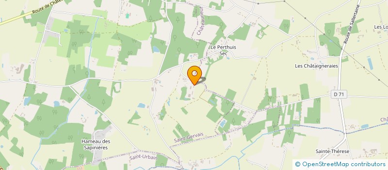 localisation de l'entreprise FRANCHETEAU IMMO  SAINT-GERVAIS