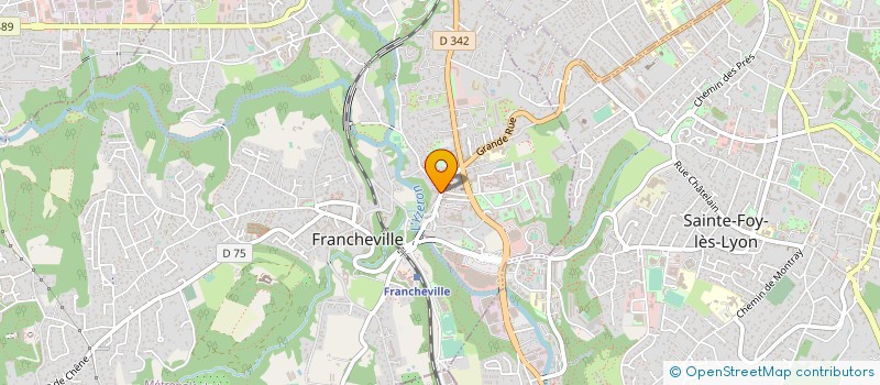 localisation de l'entreprise FRANCHEVILLE ARTS ET SPECTACLES à FRANCHEVILLE