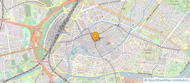 localisation de l'entreprise FRANCHI à STRASBOURG