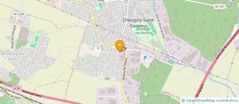 localisation de l'entreprise FRANCHI  CHEVIGNY-SAINT-SAUVEUR