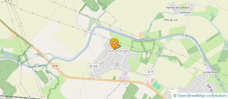 localisation de l'entreprise FRANCHI FRERES à COURTERANGES