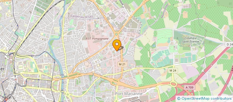 localisation de l'entreprise FRANCHINA à MONTPELLIER