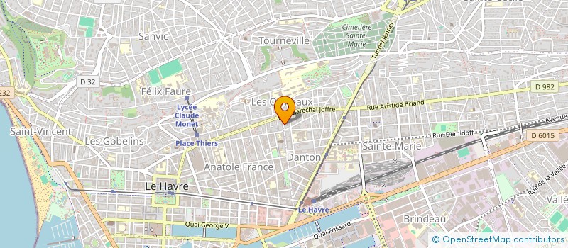 localisation de l'entreprise FRANCHINARD/FURTADO DIAS  LE HAVRE