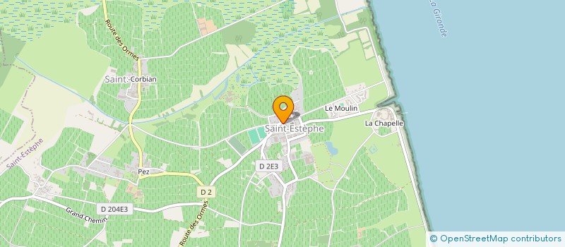 localisation de l'entreprise FRANCHINI FRERES à SAINT-ESTEPHE