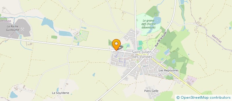 localisation de l'entreprise FRANCHIR LE PAS à SAINT-JULIEN-DES-LANDES