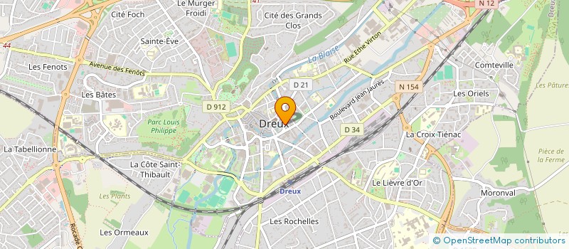 localisation de l'entreprise FRANCHISE ET DEVELOPPEMENT à DREUX