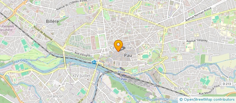 localisation de l'entreprise FRANCHISE THERMES à PAU