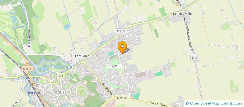 localisation de l'entreprise FRANCHOIS ENERGIE BOIS à HOYMILLE