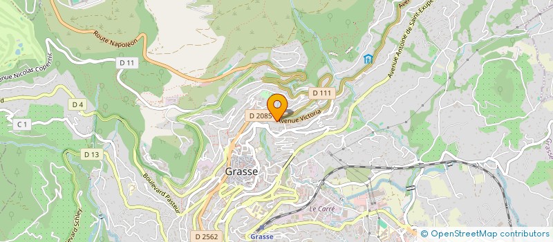 localisation de l'entreprise FRANCHRIS à GRASSE