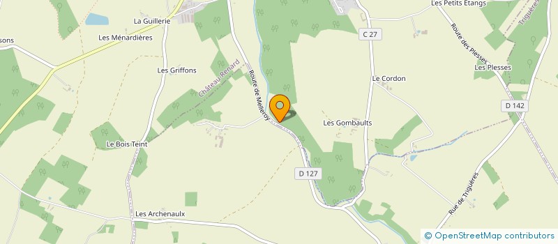 localisation de l'entreprise FRANCHRIS  CHATEAU-RENARD