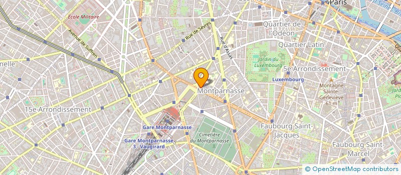 localisation de l'entreprise FRANCI - CAP VOYAGES à PARIS