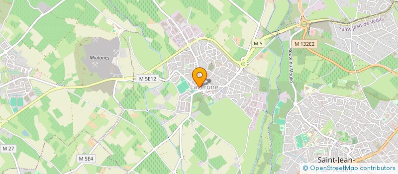 localisation de l'entreprise FRANCIA  LAVERUNE