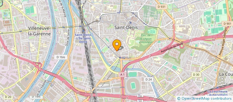 localisation de l'entreprise FRANCIADE LE GOUT DE LA CONNAISSANCE à SAINT-DENIS