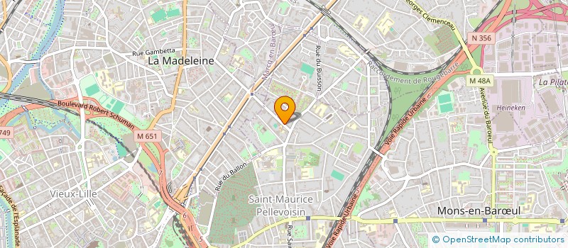 localisation de l'entreprise FRANCIANE à LILLE