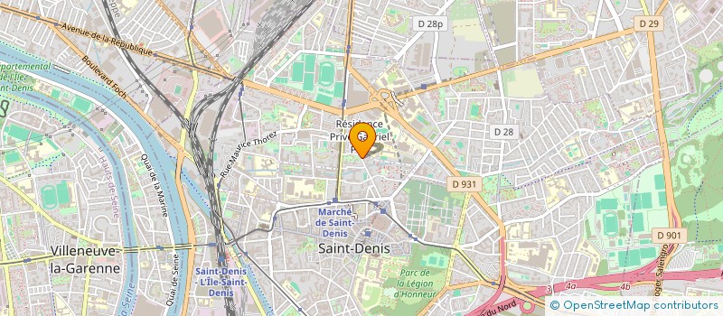 localisation de l'entreprise FRANCIGLON à SAINT-DENIS