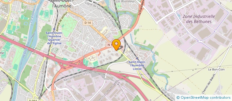 localisation de l'entreprise FRANCILIENNE AUTOMOBILES à SAINT-OUEN-L'AUMONE
