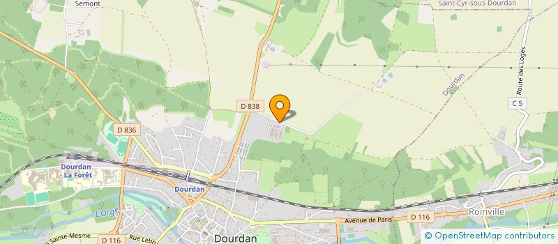 localisation de l'entreprise FRANCILIENNE BATIMENT TRAVAUX PUBLICS à DOURDAN