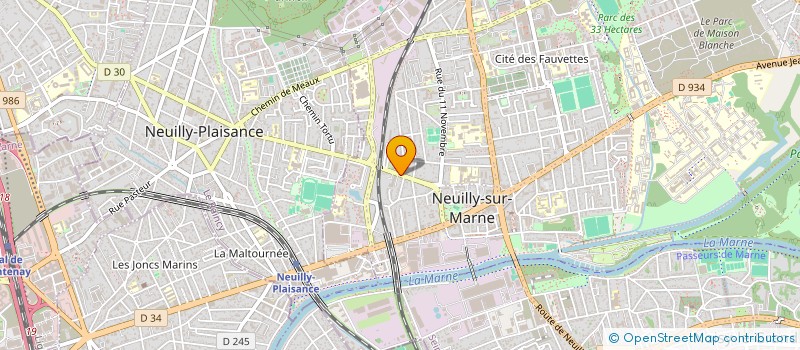 localisation de l'entreprise FRANCILIENNE D'ELECTRICITE à NEUILLY-SUR-MARNE
