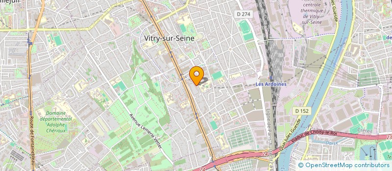 localisation de l'entreprise FRANCILIENNE DE NEGOCIATION SOHOU ET FILS à VITRY-SUR-SEINE