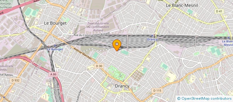 localisation de l'entreprise FRANCILIENNE DE PAVAGE à DRANCY