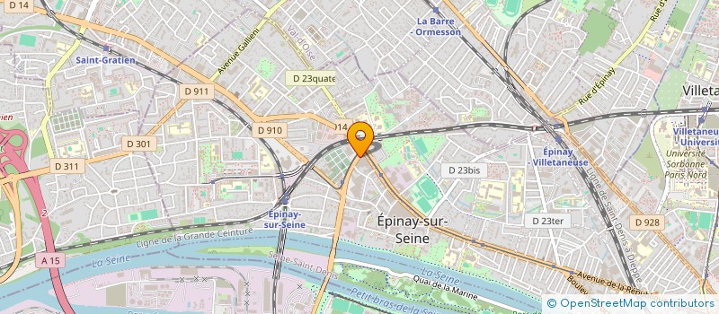localisation de l'entreprise FRANCILIENNE DE SERVICES  EPINAY-SUR-SEINE