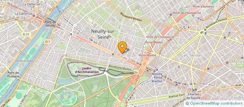 localisation de l'entreprise FRANCILIENNE DES SERVICES à NEUILLY-SUR-SEINE