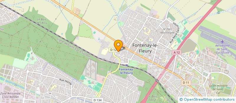 localisation de l'entreprise FRANCILIENNE FOURNIT MATERIEL FACONNAGE à FONTENAY-LE-FLEURY