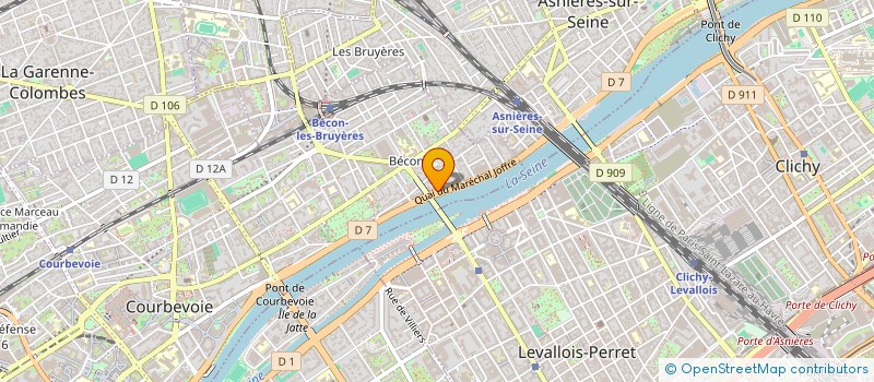 localisation de l'entreprise FRANCILIENNE IMMOBILIERE  COURBEVOIE