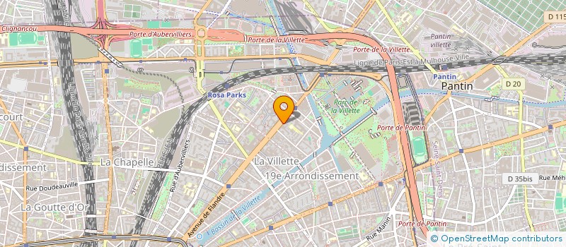 localisation de l'entreprise FRANCILIENNE ISOLATION PLATRERIE à PARIS