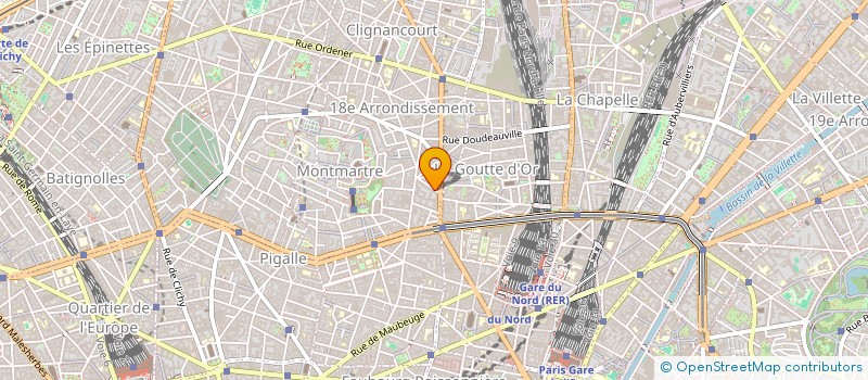 localisation de l'entreprise FRANCILIENNE PLATRERIE PEINTURE RENOVATION  PARIS