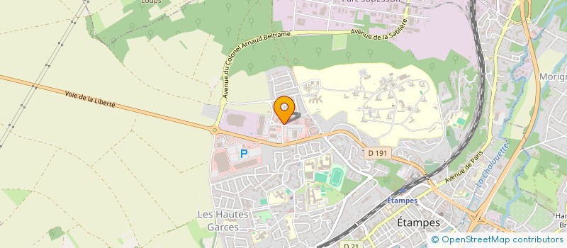 localisation de l'entreprise FRANCILITE OUEST ESSONNE à ETAMPES