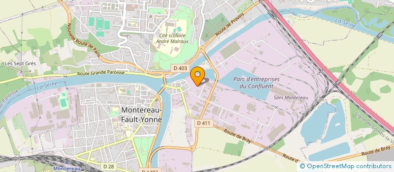 localisation de l'entreprise FRANCILITE PAYS DE MONTEREAU à MONTEREAU-FAULT-YONNE